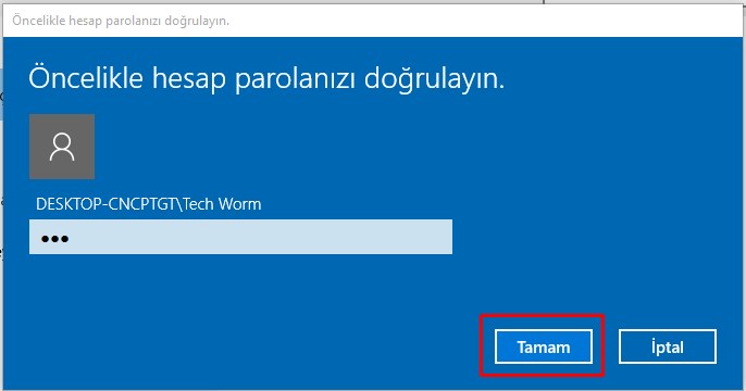 Windows 10 PIN Kaldırma (4)