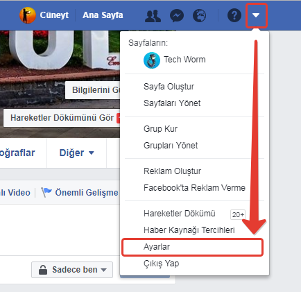 Facebook profil bağlantısı değiştirme 2020