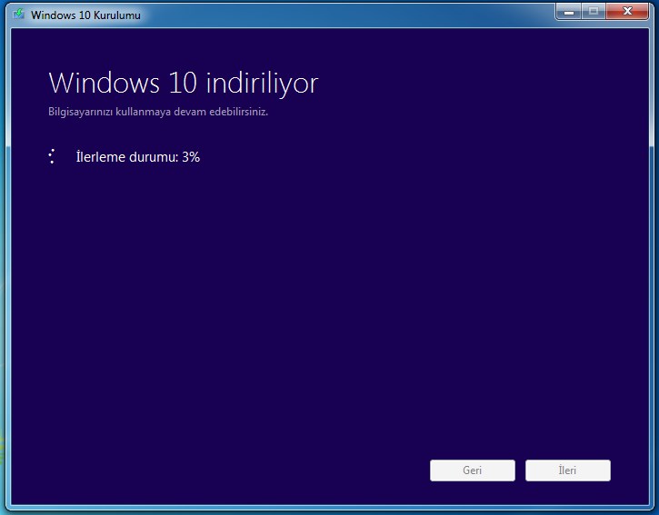 Windows 10 imleç indirmeleri